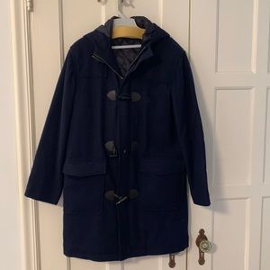 Brooks Brothers wool Boys pea coat with toggles